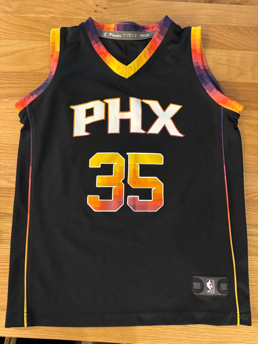 Phoenix Suns Kevin Durant jersey in youth L